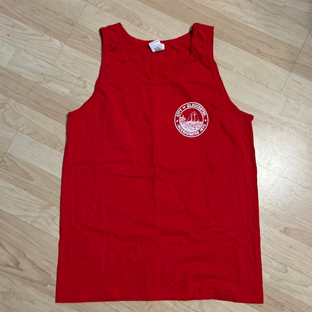 Gildan lifeguard tank from gloucester mass